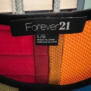 Colorblock mini dress